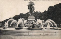 CPA Paris Fontaine Carpeaux dans le Parc du Luxembourg 