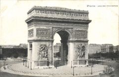 CPA Paris Arc de Triomphe 