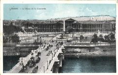 CPA Paris la Place de la Concorde 