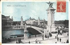 CPA Paris le Pont Alexandre III 