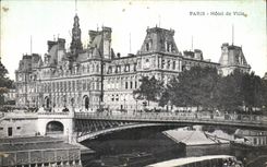 CPA Paris hotel de Ville 
