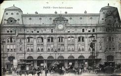 CPA Paris Gare Saint Lazare 
