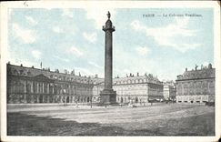 CPA Paris la Colonne Vendome 