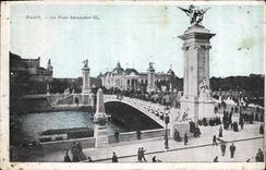 CPA Paris le Pont Alexandre III 