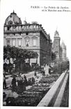 CPA Paris le Palais de Justice et le Marche aux Fleurs 