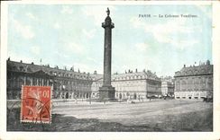 CPA Paris la Colonne Vendome 