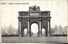 CPA Paris l'Arc de Triomphe du Carrousel 