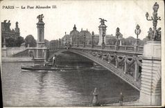 CPA Paris le Pont Alexandre III 