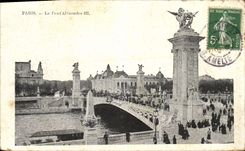 CPA Paris le Pont Alexandre III 