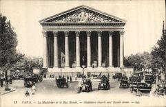 CPA Paris la Madeleine et la Rue Royale 
