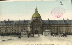 CPA Paris hotel des Invalides Entree Principale 