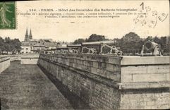 CPA Paris Hotel des Invalides la Batterie Triomphale 