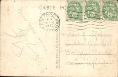 CPA Paris Hotel de Ville Bateau