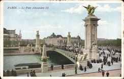 CPA Paris le Pont Alexandre III 