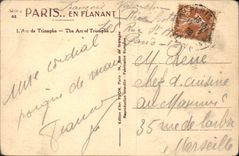 CPA Paris En Flanant l'Arc de Triomphe 