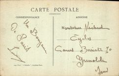 CPA Paris Arc de Triomphe de l'Etoile Entree de l'Avenue de la Grande Armee 