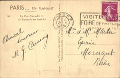 CPA Paris En Flanant le Pont Alexandre III et l'Esplanade des Invalides 