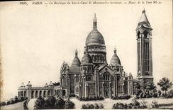 CPA Paris la Basilique du Sacre Coeur de Montmartre Terminee 