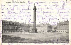 CPA Paris Colonne Vendome 