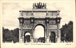 CPA Paris Arc de Triomphe du Carrousel 