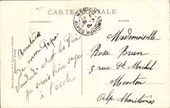 CPA Parc de Saint Cloud artistique Le Haut de la Grande Cascade 