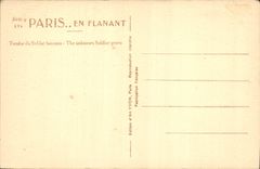 CPA Paris en flanant Tombe du Soldat inconnu 