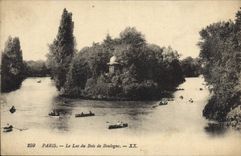 CPA Paris Le Lac du Bois de Boulogne 