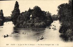 CPA Paris Le Lac du Bois de Boulogne 