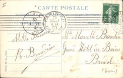 CPA Paris la nuit Arc de Triomphe 