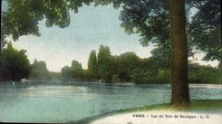 CPA Paris Lac du Bois du Boulogne 