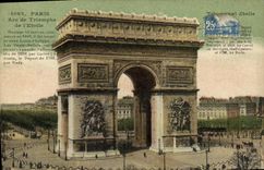 CPA Paris Arc de Triomphe de l'Etoile 