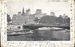 CPA Paris L'Hotel de Ville 