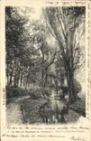 CPA Le Bois de Boulogne en Automne Vers le Pavillon Royal 