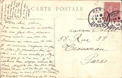 CPA Le Bois de Boulogne en Automne Vers le Pavillon Royal 