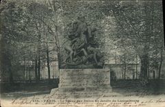 CPA Paris Le Silene par Dalou au Jardin du Luxembourg 