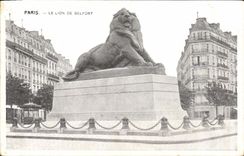CPA Paris Le Lion de Belfort 