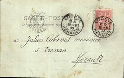 CPA Paris Fontaine de la Place de la Concorde vers le Cours la Reine