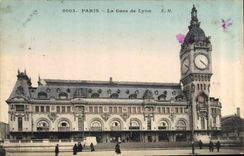 CPA Paris La Gare de Lyon 