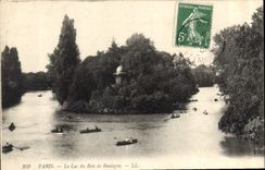 CPA Paris Le Lac du Bois de Boulogne 