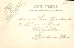 CPA Paris Statue de l'Alsace 