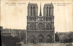 CPA Paris Notre Dame et le Palais 