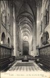 CPA Paris Notre Dame La Nef vue prise du Choeur 
