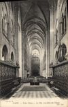 CPA Paris Notre Dame La Nef vue prise du Choeur 
