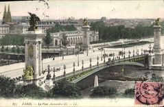 CPA Paris Le Pont Alexandre III 