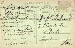 CPA Paris Place de la Bastille et Colonne de Juillet