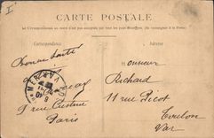 CPA Reims statue de Jeanne d'Arc 