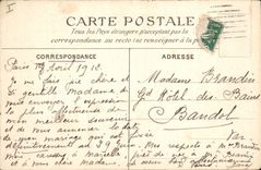 CPA Senat Salon des Messagers d'Etat Fragement du Plafond allegorique par Decaisne 