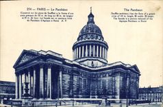 CPA Paris le Pantheon Construit sur les Plans de Soufflot a la Ferme d'une croix Grecque 