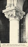 CPA Paris Eglise Saint Julien le Pauvre un Pelier d'une Colonne de la Nef Considere Comme Chef d'Oeu