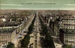 CPA Paris Avenue des Champs Elysees 